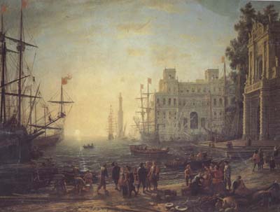 Port with the Ville Medici (mk17)